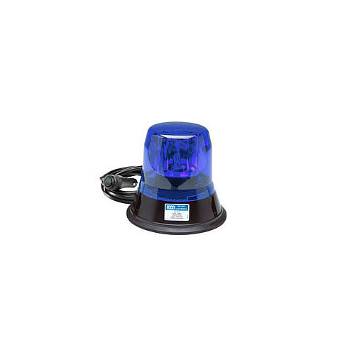 ROTATING BEACON: LOW PROFILE 12VDC 160 FPM 3 BOLT MOUNT BLUE