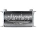 UNIVERSAL 19 PLATE HIGH PERFORMANCE OIL COOLER W/#10 AN FITTINGS