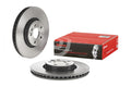 Brembo 08-15 Land Rover LR2/11-12 Volvo S60/2014 S60 Front Premium UV Coated OE Equivalent Rotor