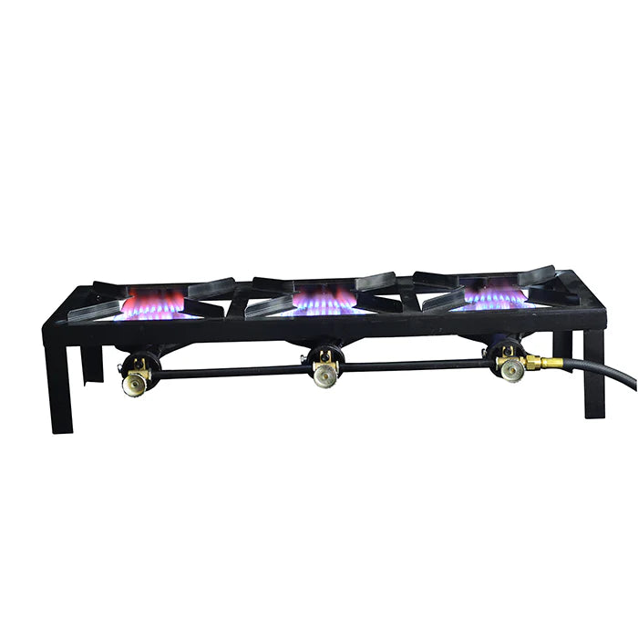 3 BURNER ANGLE IRON STOVE