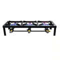 3 BURNER ANGLE IRON STOVE