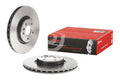 Brembo 10-13 Volvo C70/2011 S40/V50 Front Premium UV Coated OE Equivalent Rotor