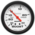 Autometer Phantom 66.7mm 30 in Hg-Vac/30PSI Mechanical Vacuum/Boost Gauge