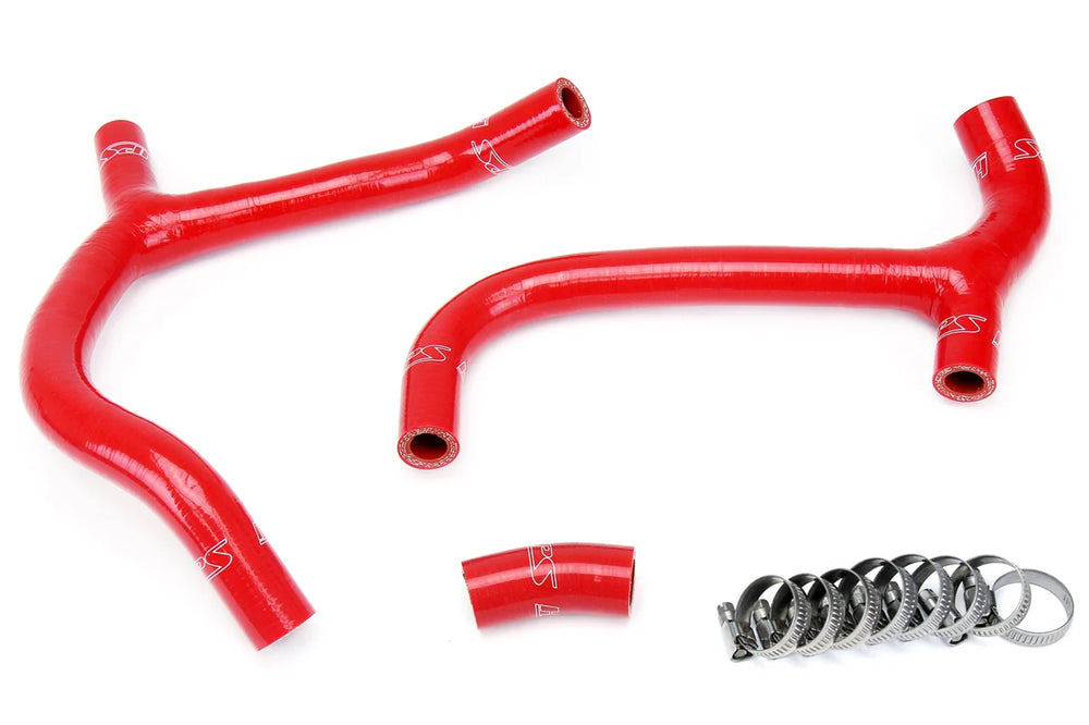 HPS Performance Red Reinforced Silicone Radiator Hose Kit Coolant for Honda 09-12 CRF450R