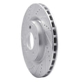 DFC 18-20 Land Rover Range Rover Sport Rear Left Drilled & Slotted Silver Brake Rotor