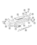 Left Rear Bumper Extension Bracket for 13-18 Jeep JK Wrangler w/ Steel Bumper Crown Automotive