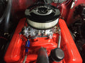 Moroso Race/Street Air Cleaner - 8-1/2in x 2-3/8in Filter - Aluminum - Black Powder Coat