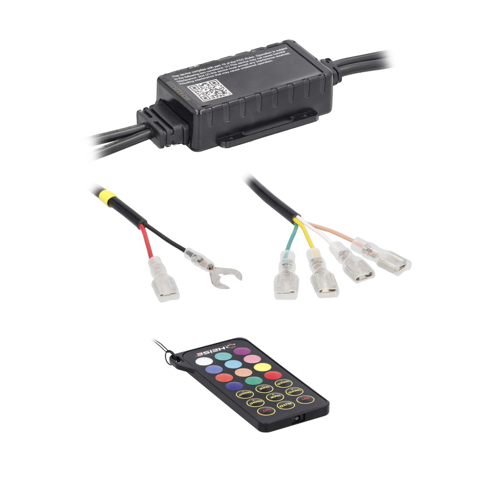 4 PACK OF RGB ROCK LIGHTS NO CONTRO