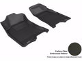 3D MAXpider 2004-2012 Chevrolet/GMC Colorado/Canyon Crew Cab Kagu 1st Row Floormat - Black