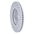 R1 08-19 Pontiac Vibe Front Right Drilled & Slotted Geoperformance Rotor