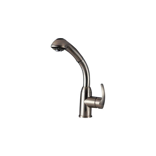 HIRISE PULLOUT RV KITCHEN FAUCET BRUSHED SATIN NICKEL