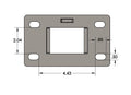 07C WRANGLER/GLADIATOR 2IN BUMPER SPACER AND ADAPTER