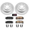 Power Stop 93-96 Subaru Impreza Rear Z17 Evolution Geomet Coated Brake Kit