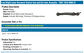 MOOG 07-13 BMW X5 Front Right Lower Rearward Control Arm