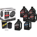 Maxima V-Twin Oil Change Kit Synthetic w/Chrome Filter Twin Cam