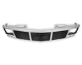 8893 C1500 GMC GRILLE SINGLE HEADLIGHT SILVER