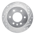 R1 Concepts Brake Rotor Drilled and Slotted Silver Fits Dodge Sprinter