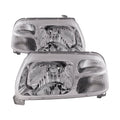RH H/LMP ASSY COMP; W/O BULBS OR SOCKETS; W/CHR BEZEL GR VITARA 199905