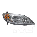 RH HEADLAMP SDN/COUPE/HYBRID; INCL SIDE MARKER/PARK/SIGNAL LAMPS; W/O BULBS OR SOCKETS CIVIC 0405
