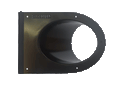 Tail Pipe Saver 5in Black 45 Degree