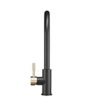 STREAMLINE PULLDOWN RV KITCHEN FAUCET MATTE BLACK/MATTE GOLD