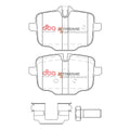 DBA 19-22 BMW 330i (Excl M Sport Package/Brakes) Rear XP Performance Brake Pads