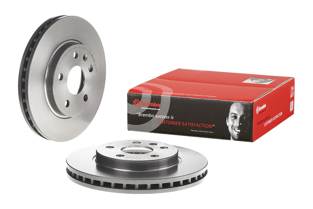 Brembo 12-16 Buick LaCrosse/10-11 Saab 9-5 Front Premium UV Coated OE Equivalent Rotor