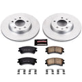R1 05-10 Honda Odyssey Rear Left Drilled & Slotted Black Brake Rotor