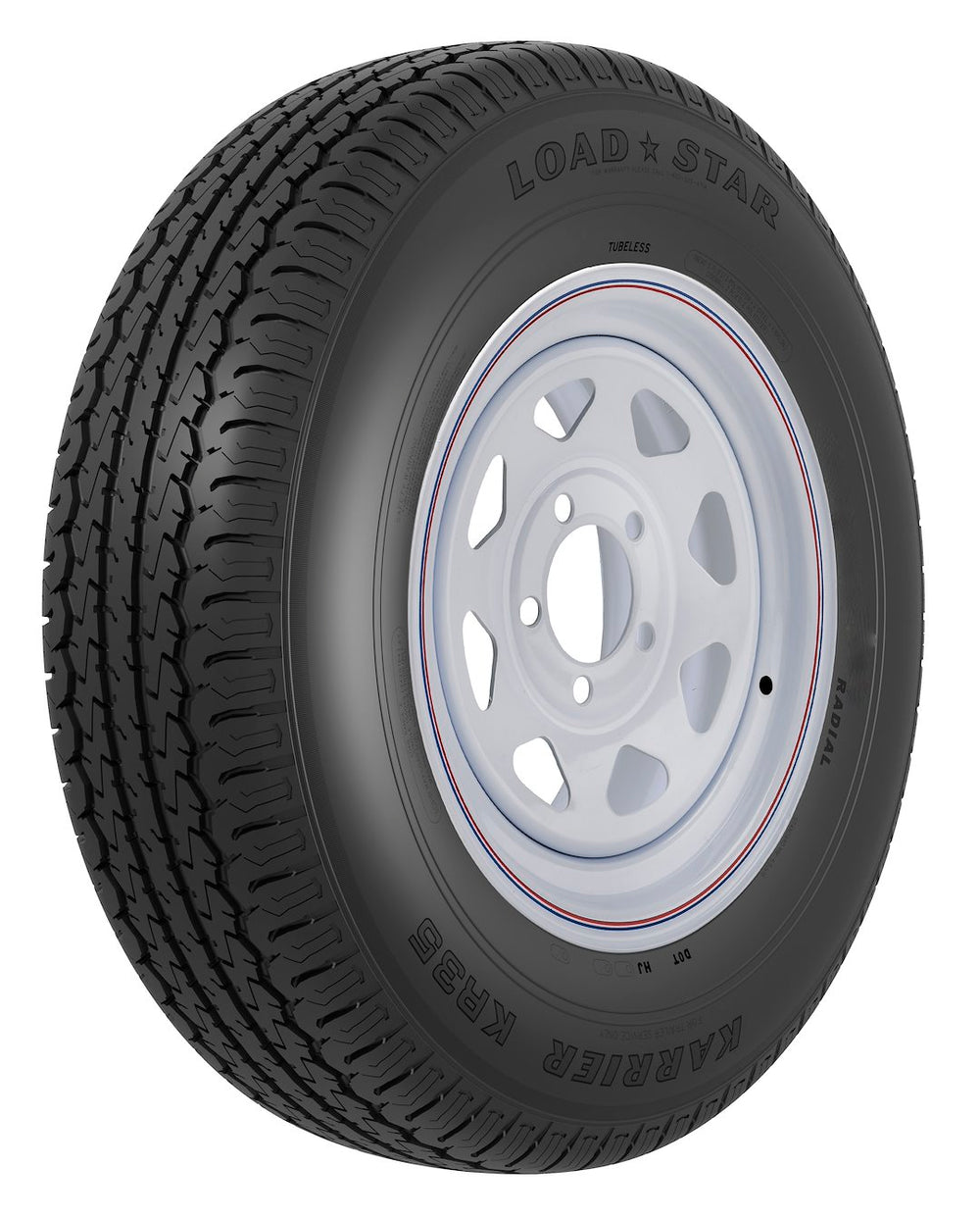 ST205/75R15 C/5H-5.0 SPK WH/ST