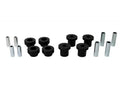 Control arm - front upper and lower bushing 8 Bushings 8 Tubes Grease