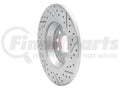 DFC 16-25 Audi Tt Quattro Rear Left Drilled & Slotted Geoperformance Rotor