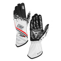 OMP KS-2 ART my2025 KART GLOVES WHITE / BLACK / RED SZ XL