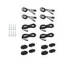 4PC RGB+W ROCK LIGHT EXPANSION PACK FOR RSDK8 TO MAKE 12PC KIT (DAISY CHAIN CONNECTIONS)