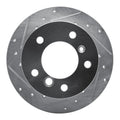 DFC 02-18 Dodge Sprinter 2500 Rear Left Drilled & Slotted Silver Brake Rotor