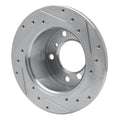 DFC 02-18 Dodge Sprinter 2500 Rear Left Drilled & Slotted Silver Brake Rotor