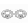Power Stop 2017 Hyundai Azera Rear Evolution Drilled & Slotted Rotors - Pair
