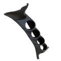 Autometer 99-07 Ford Super Duty Black 52mm Quad Pillar Pod