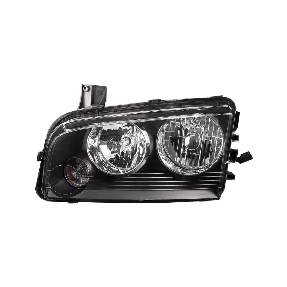 LH HEADLAMP ASSY COMPOSITE; HALOGEN; TO 11806; ASSY; CHARGER 0607