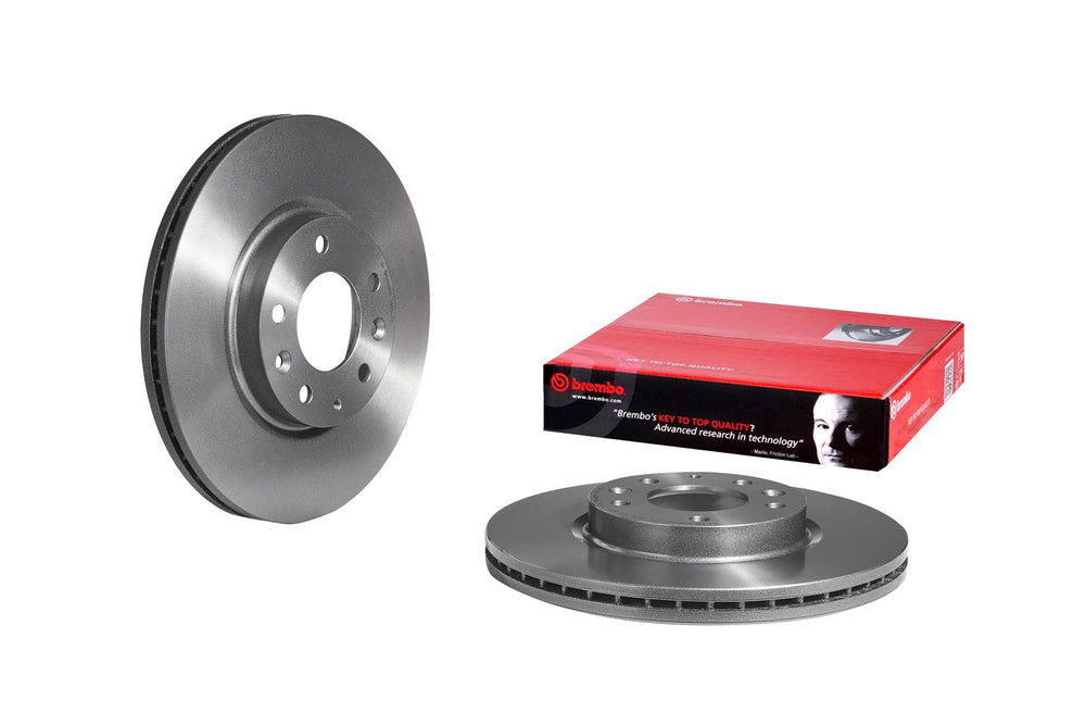 Brembo 06-12 Ford Fusion/07-12 Lincoln MKZ Front Premium UV Coated OE Equivalent Rotor