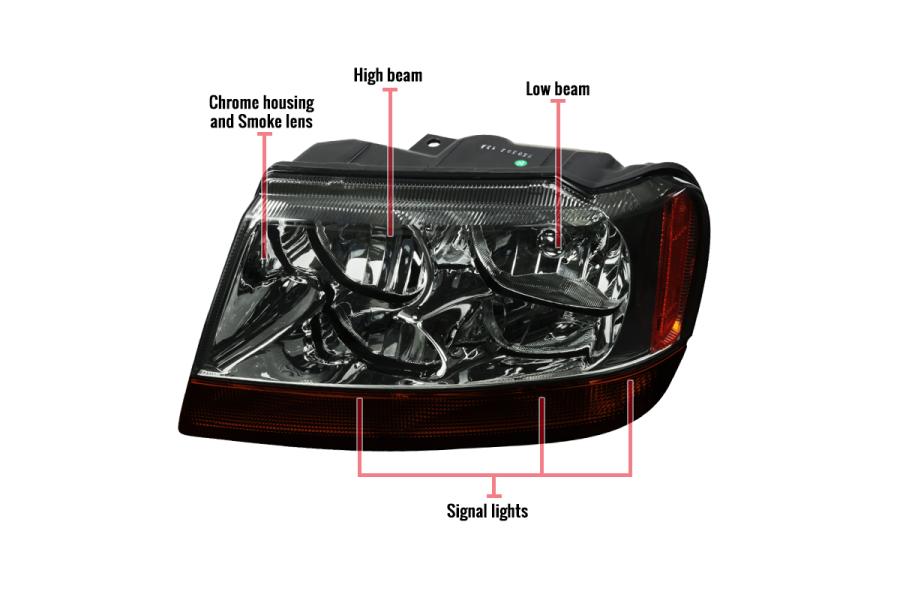 99-04 GRAND CHEROKEE HEAD