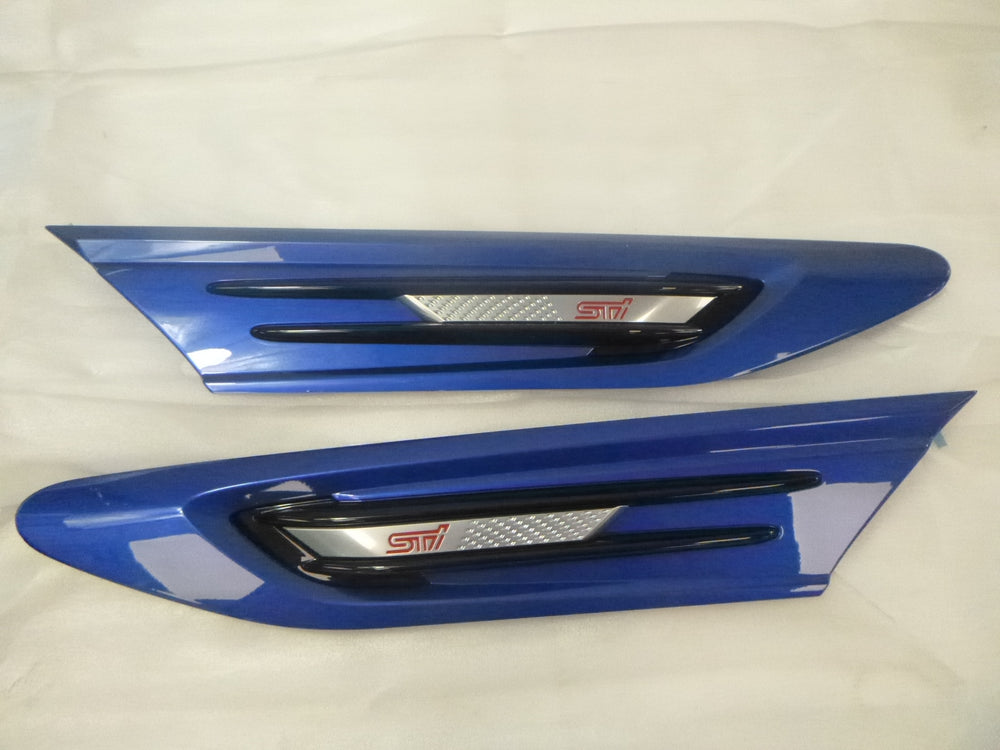 Subaru JDM STI Paint Matched Fender Garnish (Left Hand - K7X WRB) - 17 BRZ