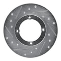 R1 85-94 Chevrolet Sprint Front Left Drilled & Slotted Silver Brake Rotor