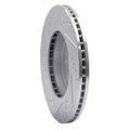 DFC 17-23 Subaru Crosstrek Front Right Drilled & Slotted Silver Brake Rotor