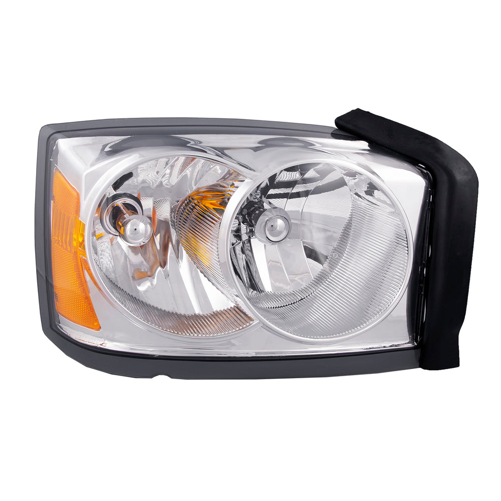 RH HEADLAMP ASSY COMPOSITE; W/O BULBS OR SOCKETS; DAKOTA 0505