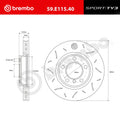 Brembo 2011 BMW 1 Series Front TY3 Sport Disc Rotor - 300X22