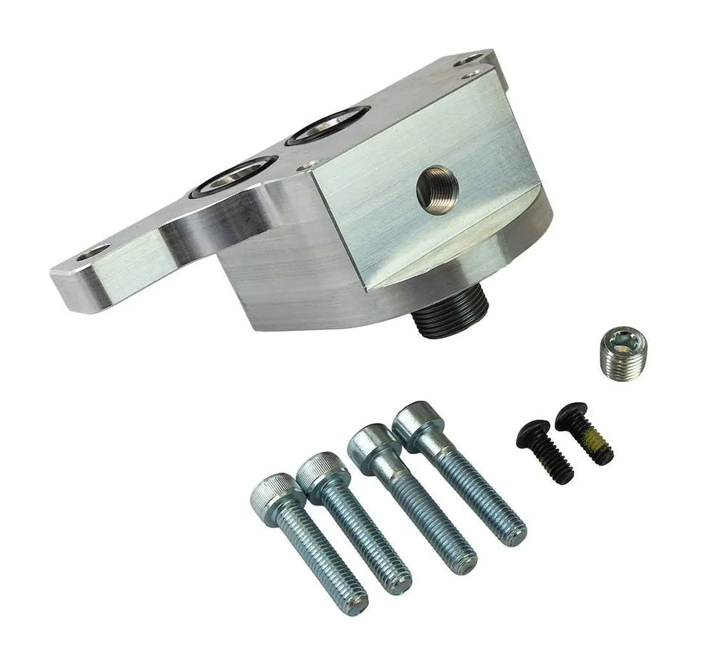 Moroso GM LS Outbound Rail Spin-on Oil Filter Adapter