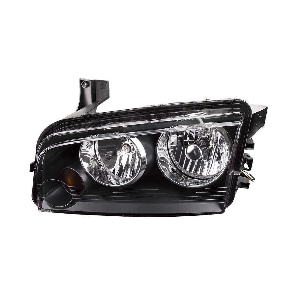LT HEADLAMP LENS/HOUSING FROM 11806 DODGE CHARGER 20062010