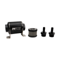 DeatschWerks Stainless Steel 3/8in 40 Micron Universal Inline Fuel Filter Housing Kit (70mm)