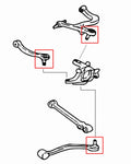 7366 Megan Mitsubishi EVO 8 8 03-07 Rear Replacement Ball Joints Fits: Rear Upper Arm Rear Toe Arm Rea Trailing Arm