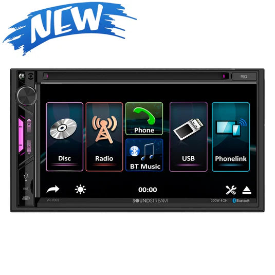 Sound Stream blue auto part